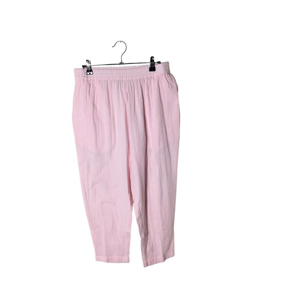 Ellas Simone Loungewear Set Womens Size Small Pink 100% Cotton Pajama Sleeveless - Picture 5 of 8